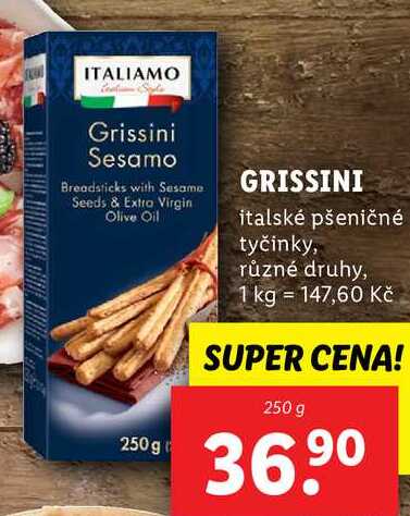 GRISSINI, 250 g