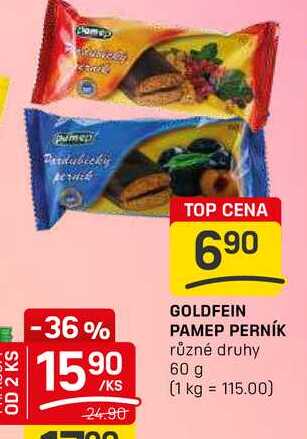 GOLDFEIN PAMEP PERNÍK různé druhy 60 g