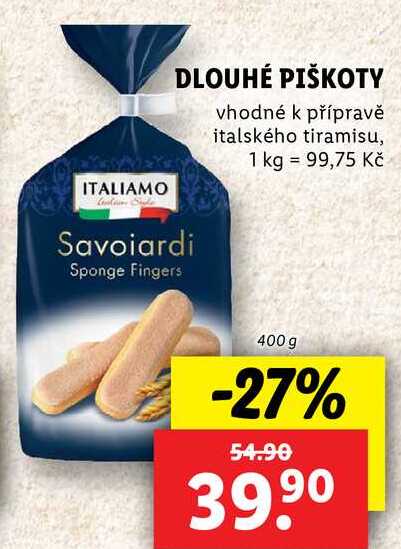DLOUHÉ PIŠKOTY, 400 g