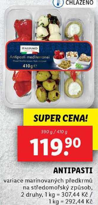 ANTIPASTI, 390 g/410 g