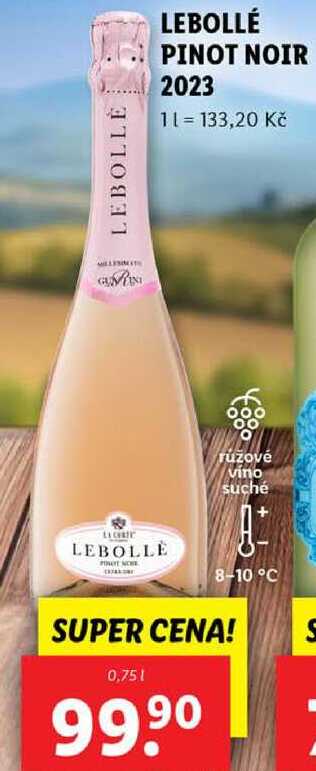 LEBOLLÉ PINOT NOIR 2023, 0,75 l