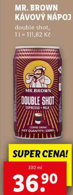 MR. BROWN KÁVOVÝ NÁPOJ, 330 ml