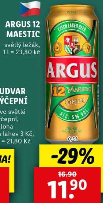 ARGUS 12 MAESTIC, 0,5 l