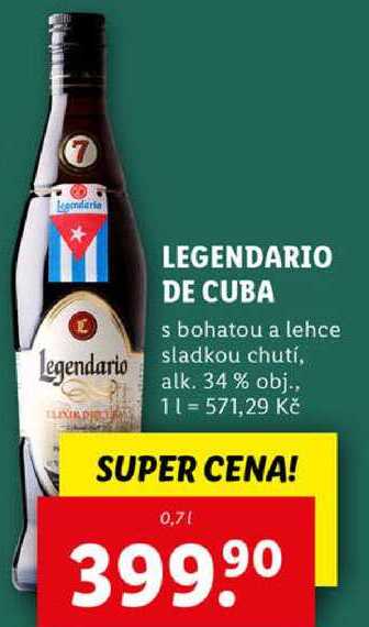 LEGENDARIO DE CUBA, 0,7 l