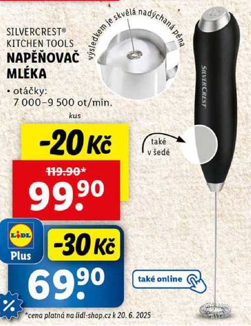 NAPĚŇOVAČ MLÉKA 