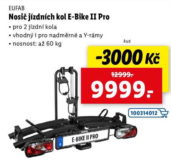 Nosič jízdních kol E-Bike II Pro 