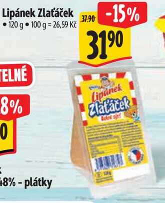 Lipánek Zlaťáček, 120 g 