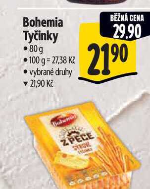 Bohemia Tyčinky  80g 