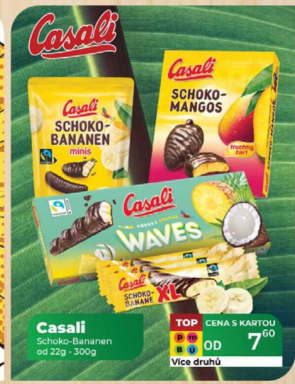 Casali Schoko-Bananen od 22g - 300g 
