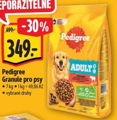Pedigree Granule pro psy, 7 kg 