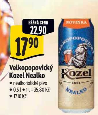   Velkopopovický Kozel Nealko 0,5 l