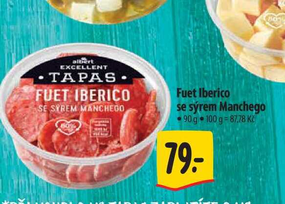  Fuet Iberico se sýrem Manchego 90 g 