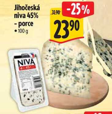 Jihočeská niva 45% - porce, 100 g