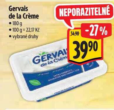 Gervais de la Crème, 180 g