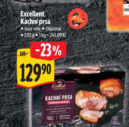 Excellent Kachní prsa  530 g