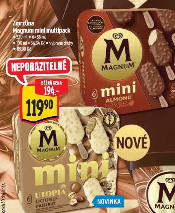   Zmrzlina Magnum mini multipack 330 ml  