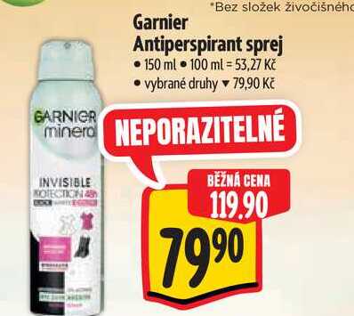 GARNIER Antiperspirant sprej 150 ml  