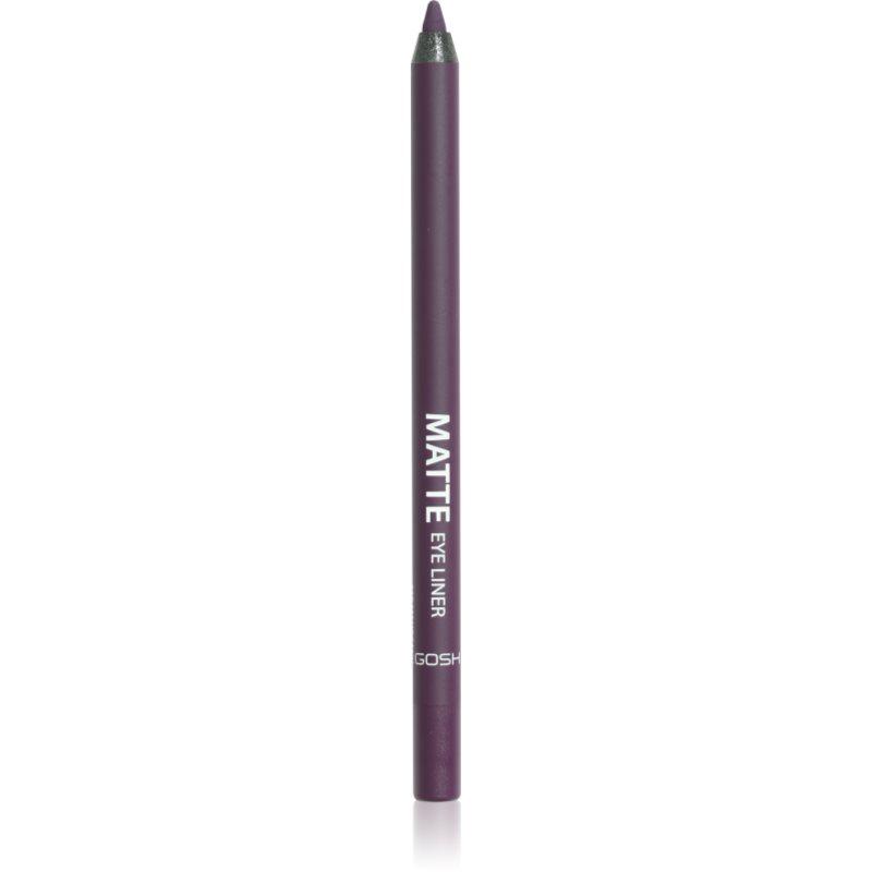 Gosh Matte tužka na oči s matným efektem odstín 019 Dusty Violet 1.2 g