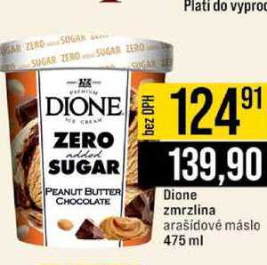 Dione zmrzlina arašidové máslo 475 ml
