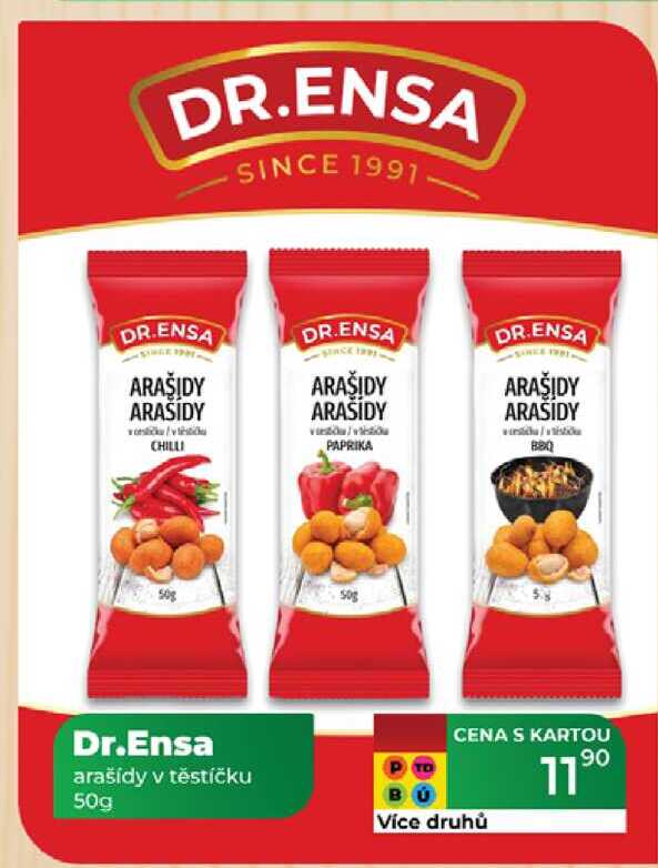 Dr.Ensa arašídy v těstíčku 50g 