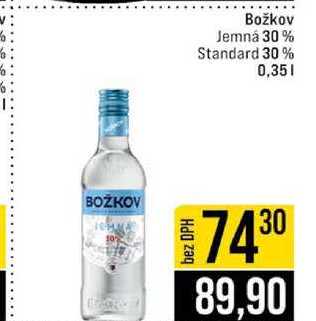 Božkov Jemná 30% Standard 30 % 0,35l