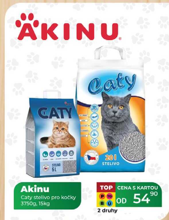 Akinu Caty stelivo pro kočky 3750g, 15kg  