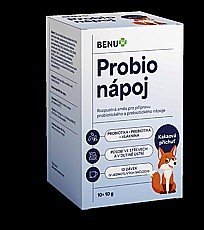 BENU Probio nápoj kakaová příchuť 10× 10 g