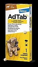 AdTab 56 mg žvýkací tablety pro psy 1,3-2,5 kg 1 ks