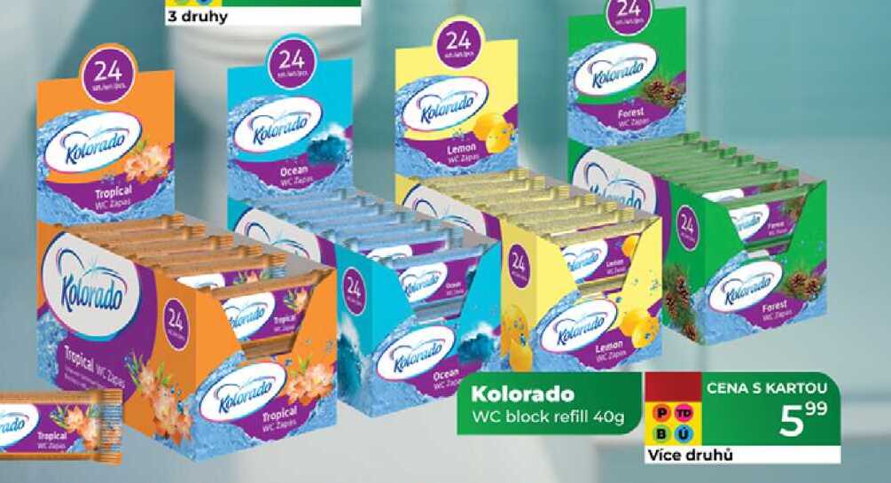 Kolorado WC block refill 40g 