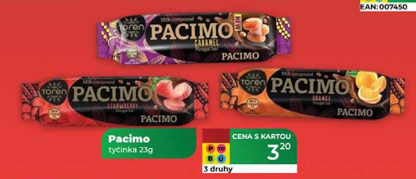 Pacimo tyčinka 23g 