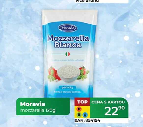 Moravia mozzarella 120g   