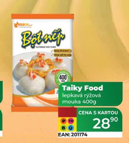 Taiky Food lepkavá rýžová mouka 400g 