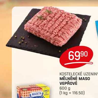 MĚLNĚNÉ MASO VEPŘOVÉ 600 g  