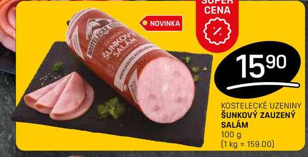 ŠUNKOVÝ ZAUZENÝ SALÁM 100g