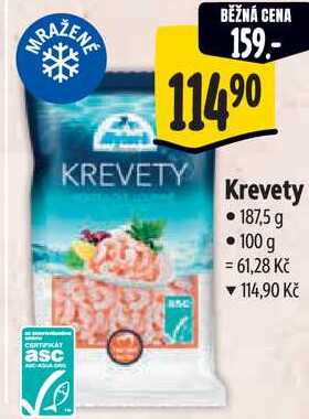 Krevety, 187,5 g