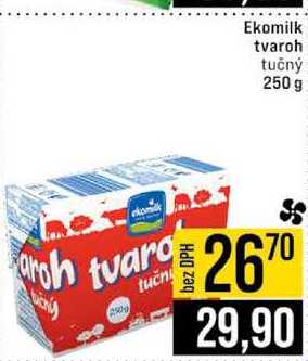 Ekomilk tvaroh tučný 250 g 
