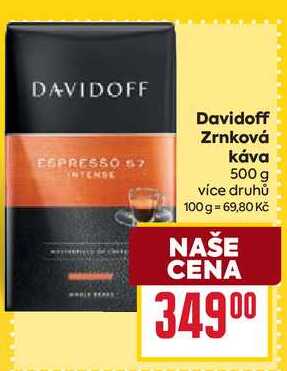 Davidoff Zrnková Káva 500 g