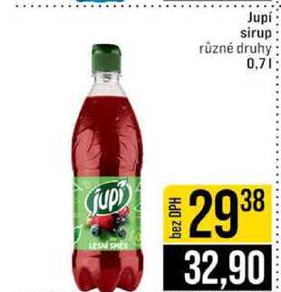 Jupi sirup různé druhy 0,7l
