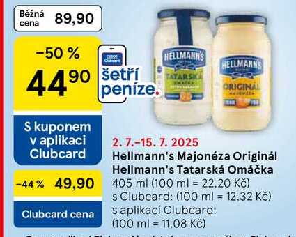 Hellmann's Tatarská Omáčka, 405 ml 