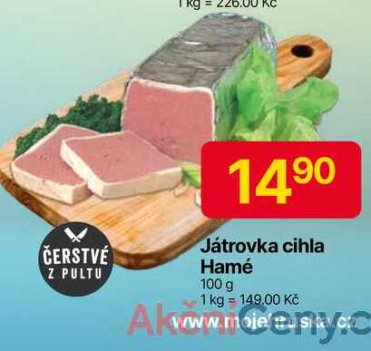Hamé Játrovka cihla 100 g