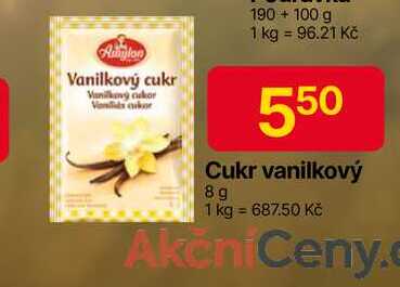 Amylon vanilkový cukr 8g