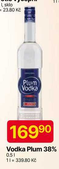 Vodka Plum 38% 0.5l