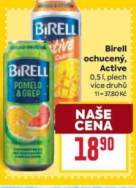 Birell ochucený, Active 0,51, plech