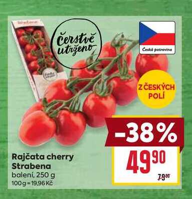 Rajčata cherry Strabena balení, 250 g