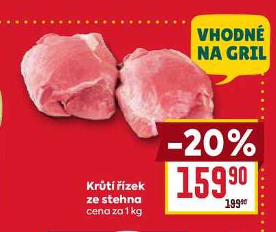 Krůtí řízek ze stehna cena za 1 kg