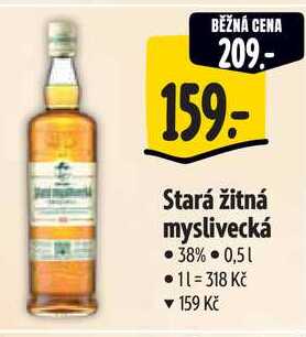 Stará žitná myslivecká, 0,5 l