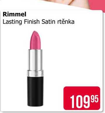 Rimmel Lasting Finish Satin rtěnka 
