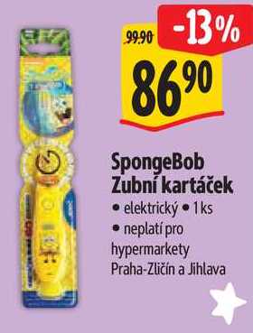 SpongeBob Zubní kartáček
