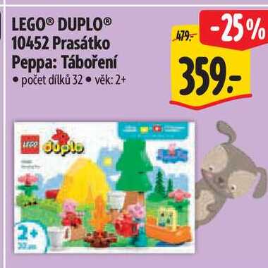 LEGO® DUPLO® 10452 Prasátko Peppa: Táboření 
