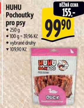 HUHU Pochoutky pro psy, 250 g 